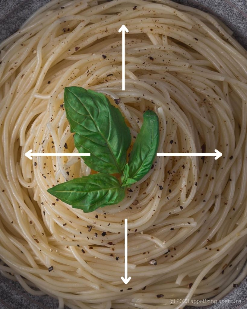 Food Photography 101 Composition Centering the Subject